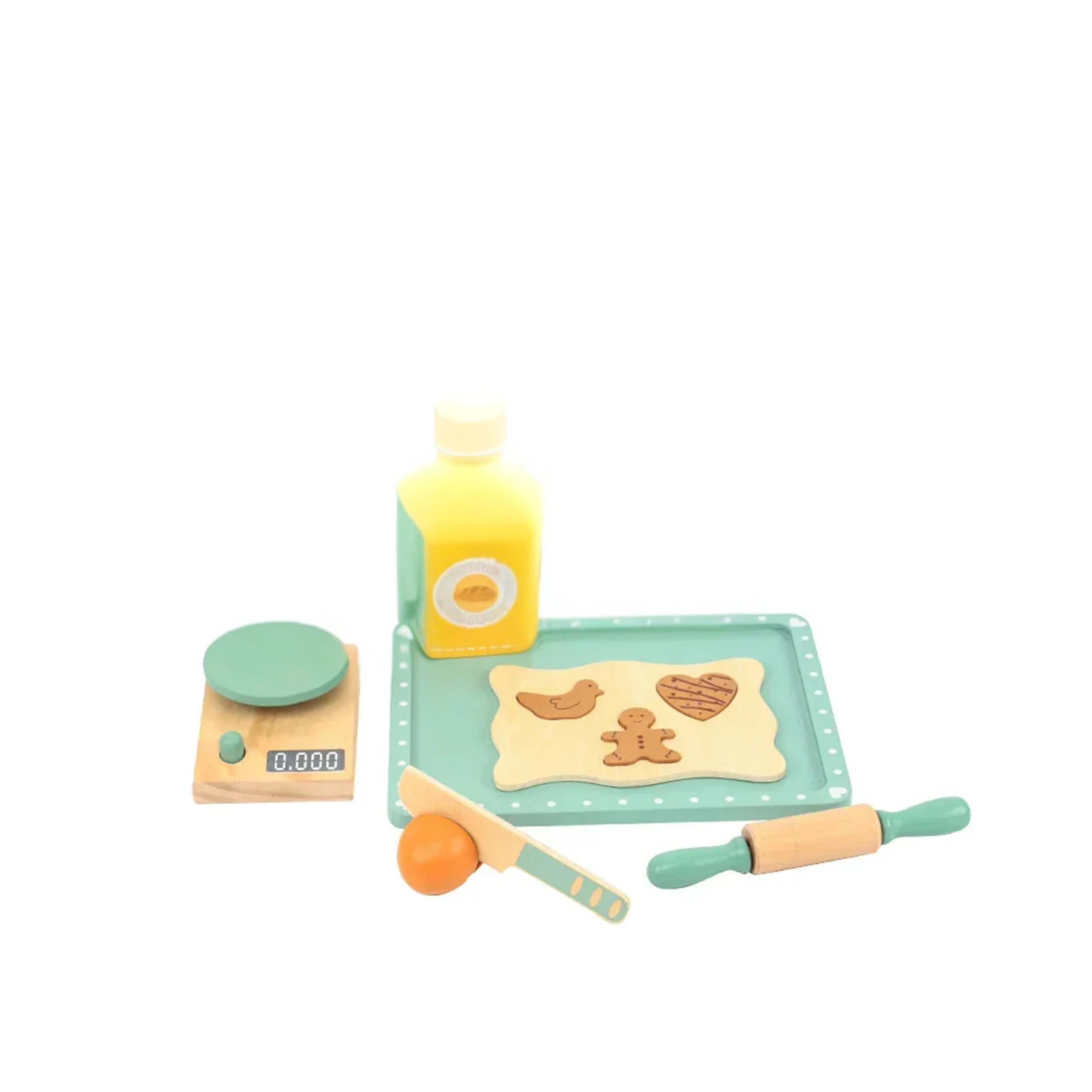 Wooden Kids Cookie Maker set