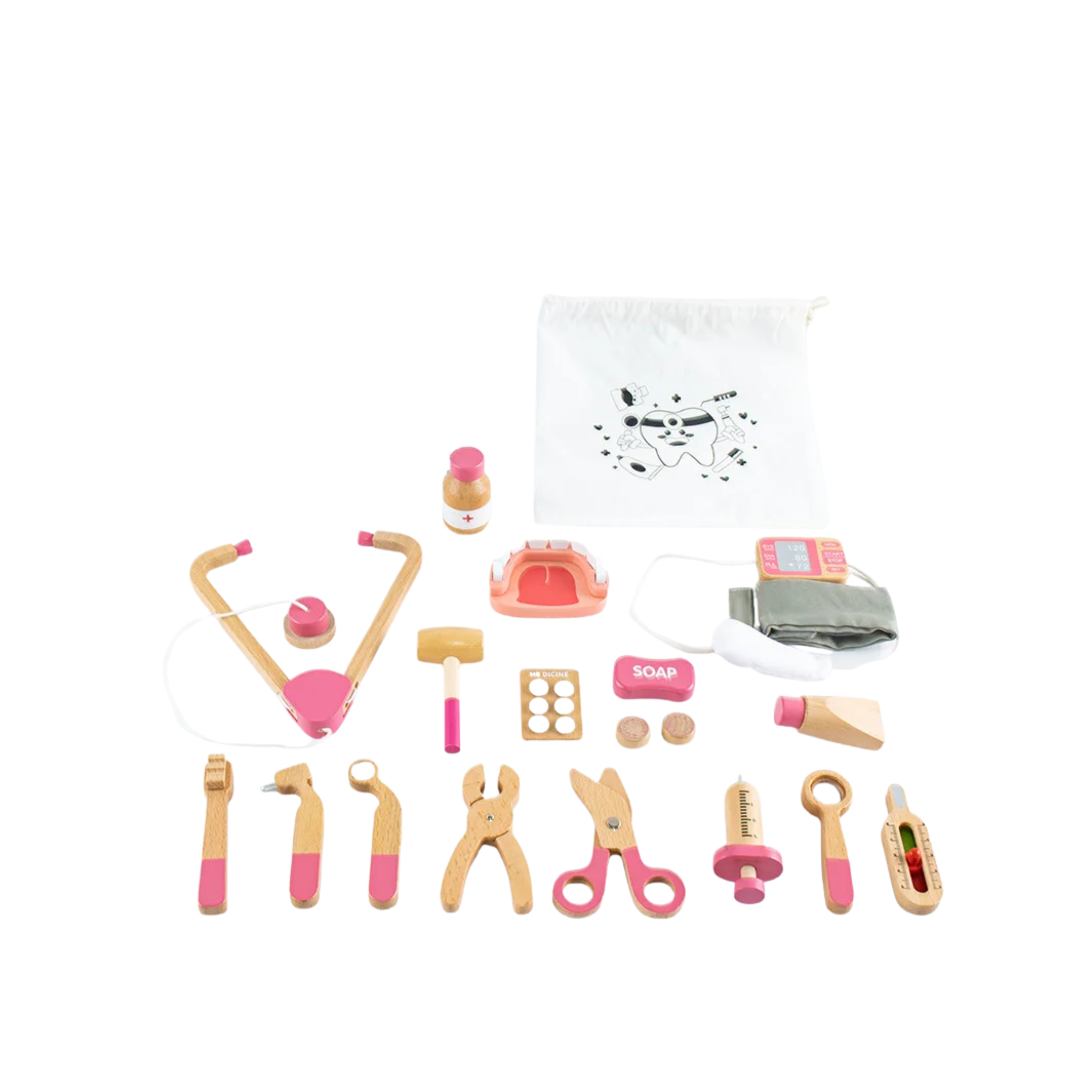 Wooden Kids Dentist Set