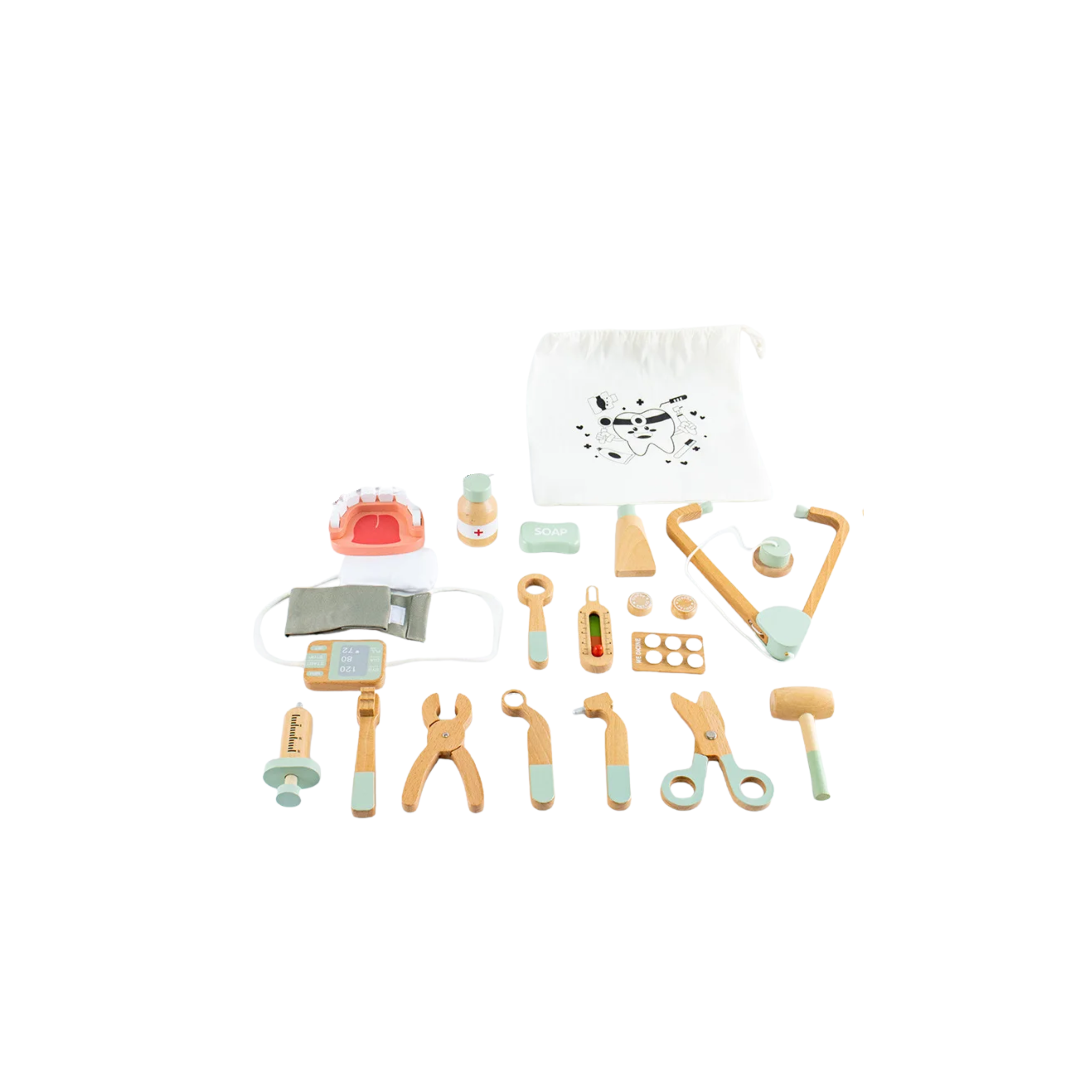 Wooden Kids Dentist Set