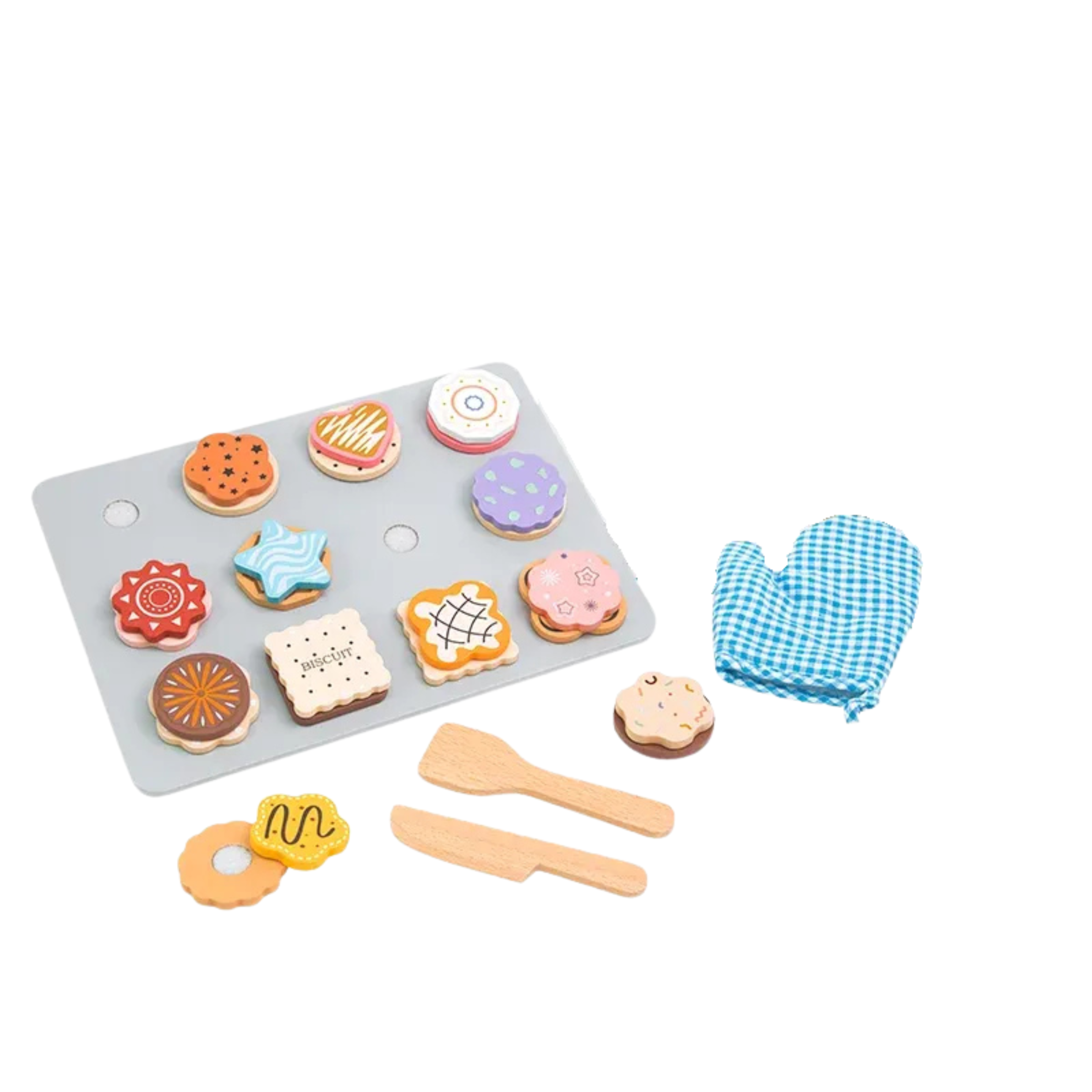 Wooden Cookie Set