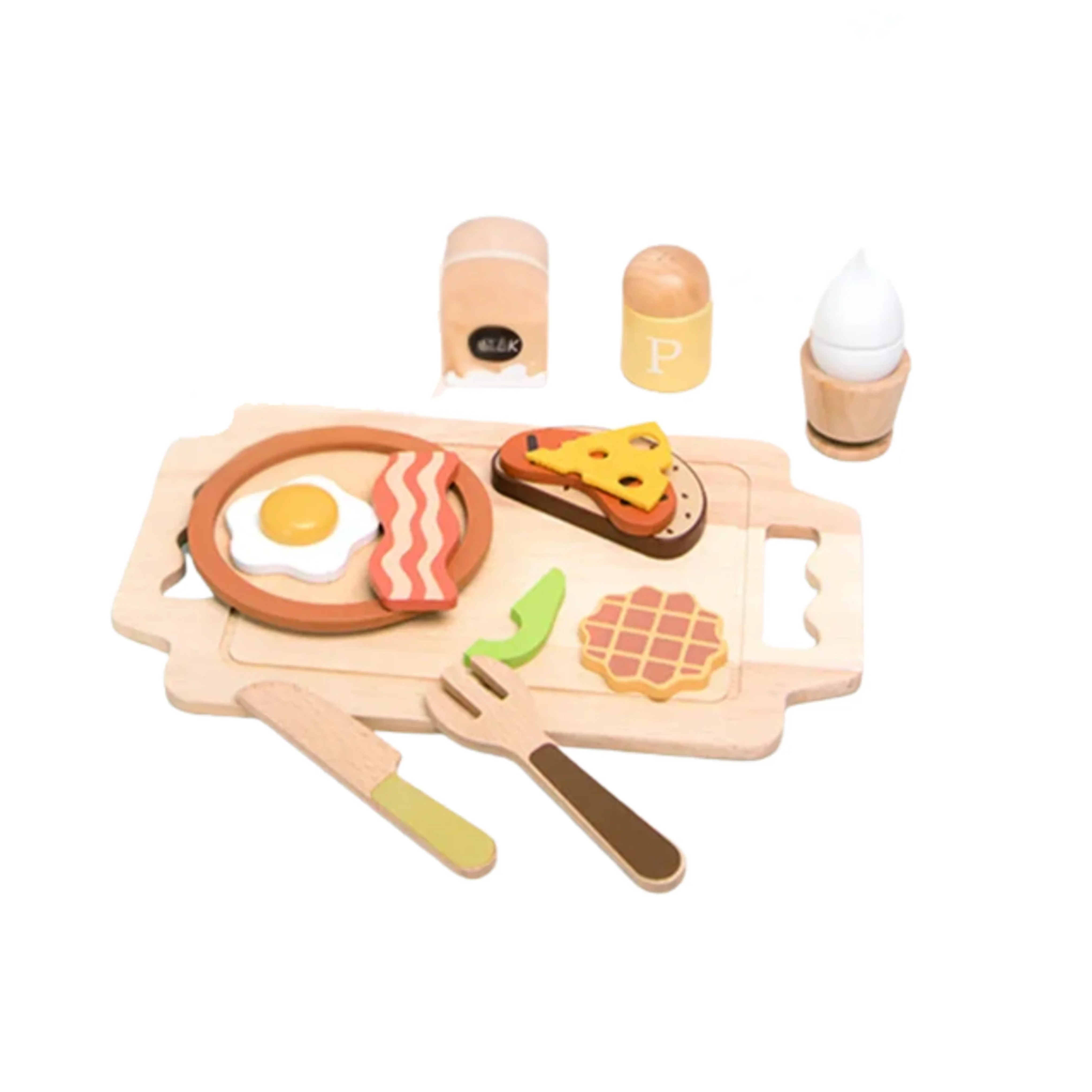 Wooden Breakfast Set