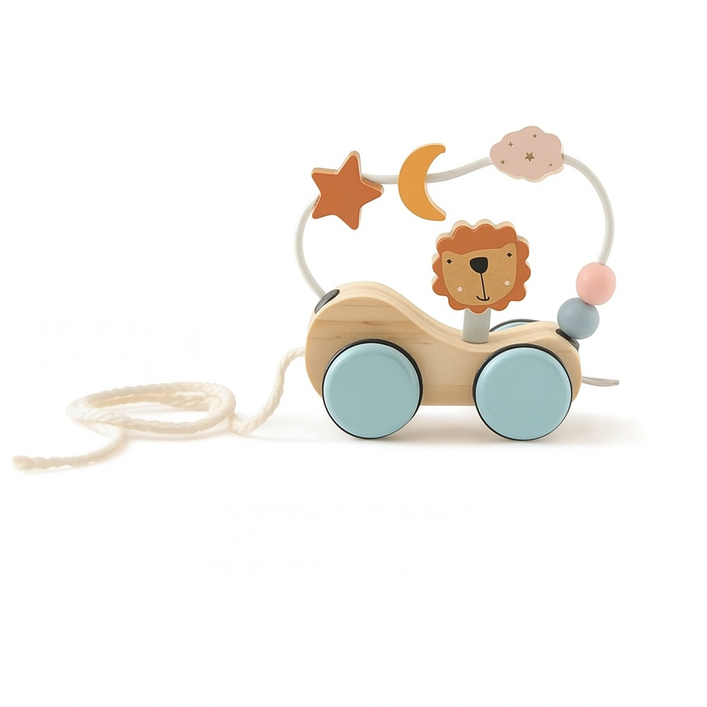 Wooden Single Pull Animal