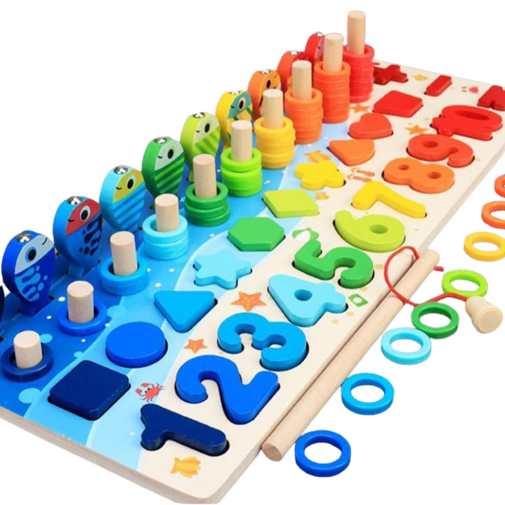 Montessori Math Fishing Puzzle