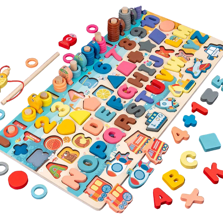Montessori Math Fishing Puzzle