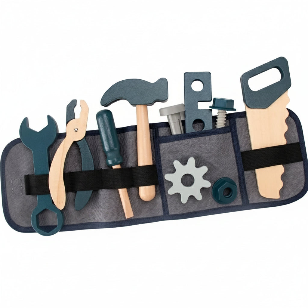 Wooden Tool Belt Play Set