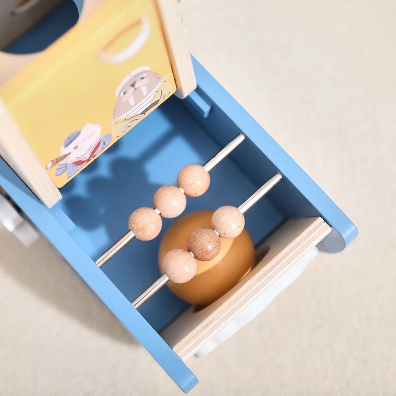 Wooden Ship Multi-function Game Music Percussion Toy