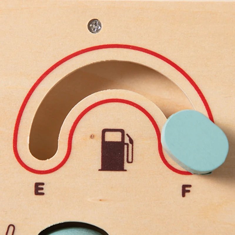 Wooden Steering Wheel Busy Board