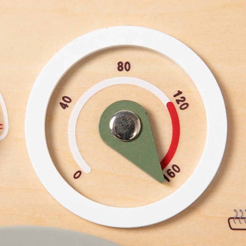 Wooden Steering Wheel Busy Board