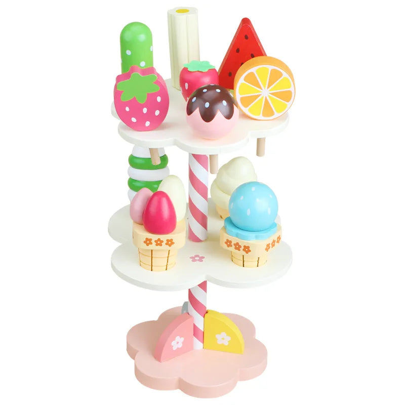 Wooden Ice Cream Stand