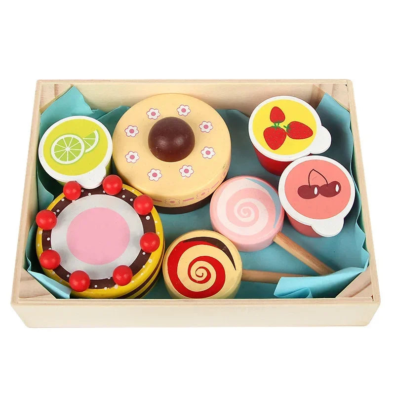 Wooden Cakes Set