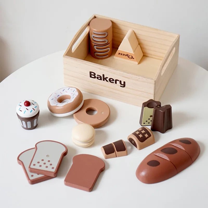 Wooden Pretend Bakery Set