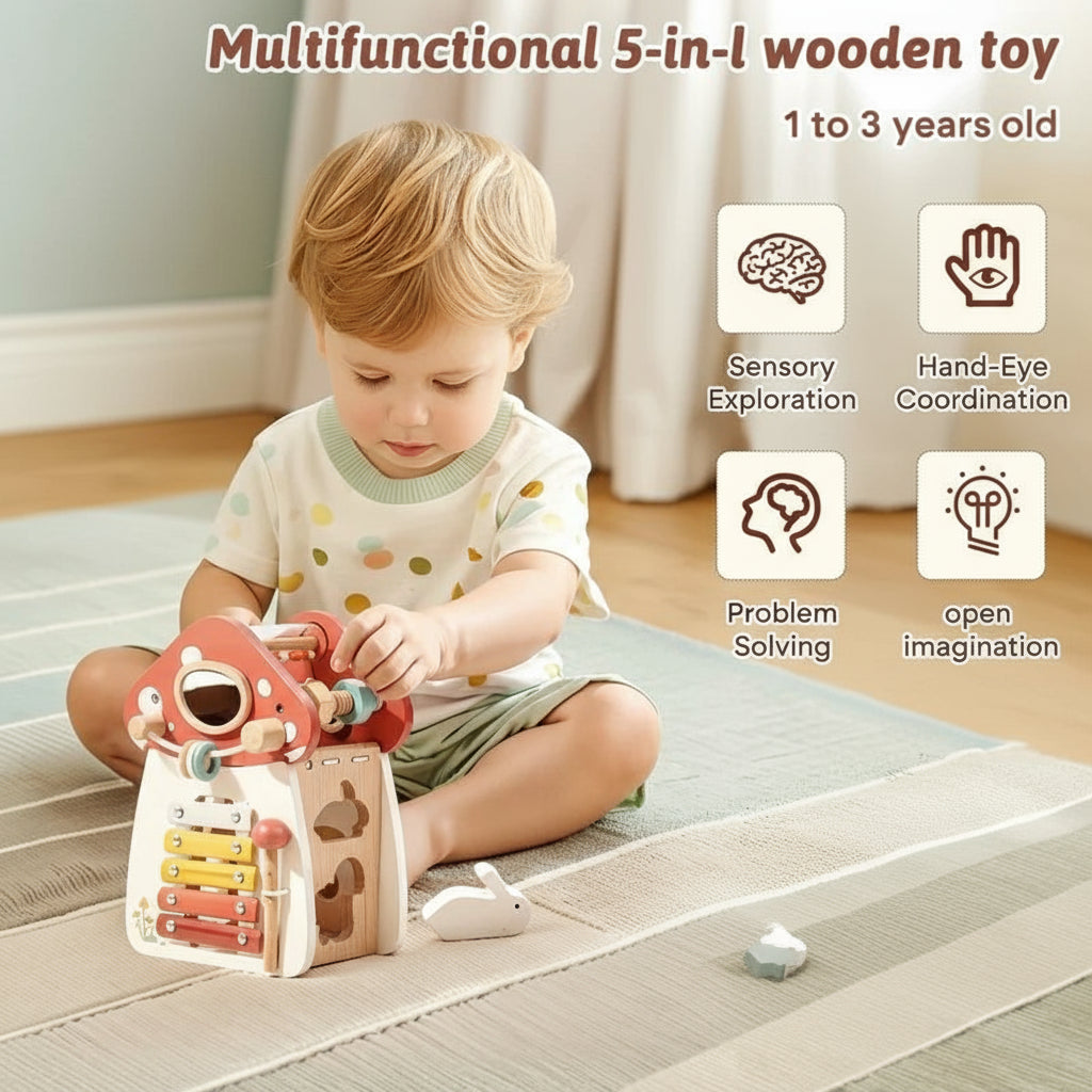 Wooden Mushroom House