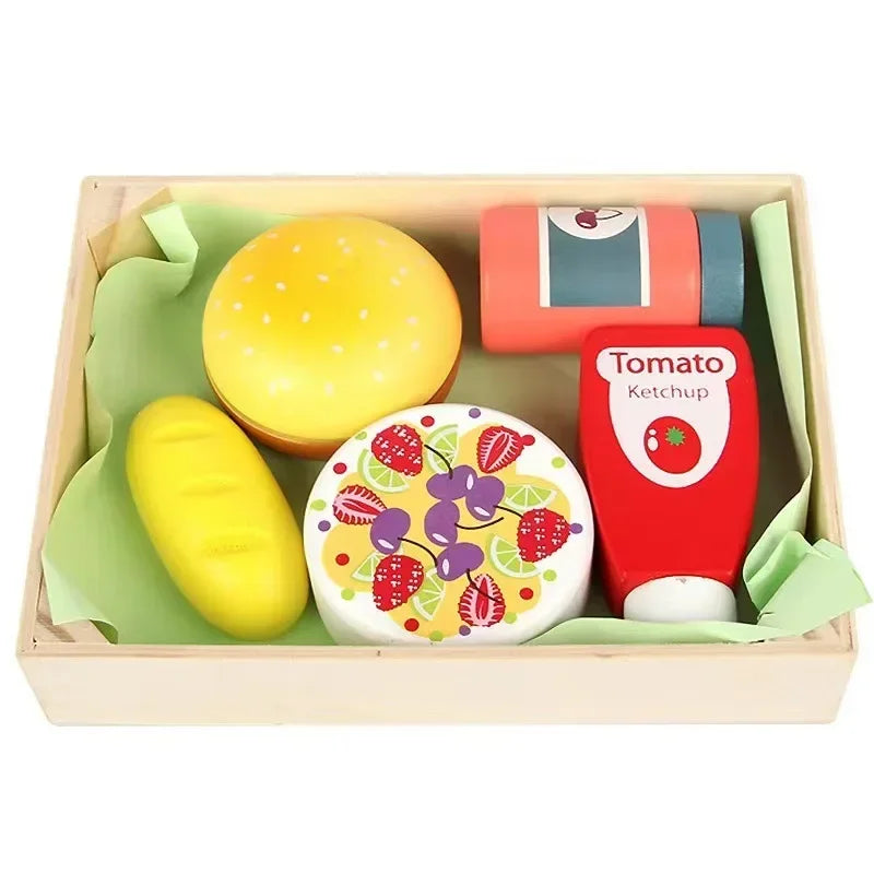 Wooden Snack Set