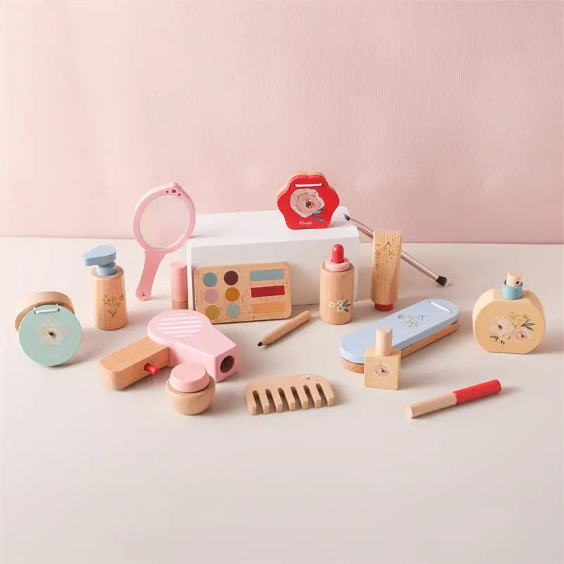 Wooden Makeup & Beauty Play Set