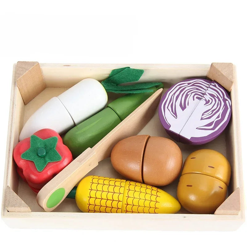 Wooden Vegetables Set